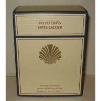 Estee Lauder white linen perfumed body powder with puff - 100g/3.4oz